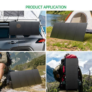 Panneaux Solaires Portables 50W 60W 80W 100W <span class=keywords><strong>avec</strong></span> Ports USB DC 12V 24V – Kits de Chargeurs Solaires <span class=keywords><strong>pour</strong></span> Camping, Camions, Caravanes et Batteries - Product Image 5