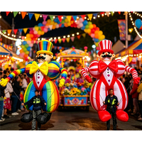 Costume de Clown Gonflable Géant pour Défilés, Mascotte Gonflable pour Carnaval, Événements de Rue et Publicité