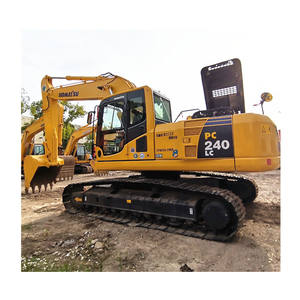 Excavadora Hidráulica Usada Original Japonesa Komatsu PC240LC de 24 Toneladas, Modelo PC240-7 240-8, con Aire Acondicionado, en Stock - Product Image 1