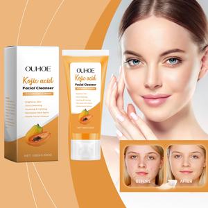 Nettoyant visage à l'acide kojique, doux, éclaircissant, pour le soin quotidien de la peau grasse et terne, contre l'acné - Product Image 2