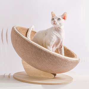 Eggshell <strong>Cat</strong> <strong>Bed</strong> Scratcher Wholesale for Indoor <strong>Cats</strong> Sisal Wood Scratch Pet <strong>Cat</strong> <strong>Bed</strong> Climbing Scratching