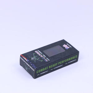 Custom Black Color Paper Box With Windows Electronic Accessories Paper Box Printed Logo Cardboard Gift Box - Product Image 1