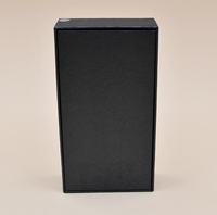 Boîte à montre rectangulaire noire imperméable personnalisable avec sangle pour téléphone et fonction cadre photo, disponible en différentes tailles