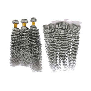 CERTIFIED HUMAN REMY TEMPLE BUNDLES Extensions longues à ondes brutes naturelles de haute qualité Extension bouclée à mélange naturel de haute qualité - Product Image 1