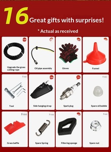 Professional 2-Stroke <b>Petrol</b> Gas Garden Trimmer Side Hanging Brush <b>Cutter</b> Lawn Mower for Farm Craftsman Use 2-Stroke Engine Eco- - Product Image 4