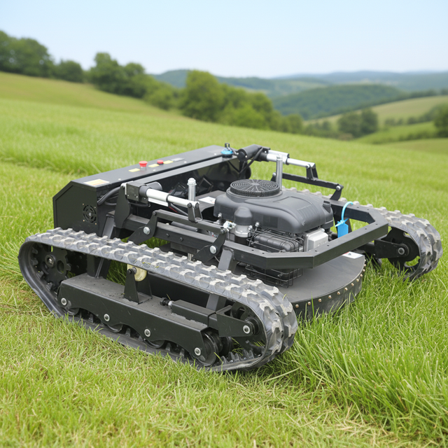 Free Shipping CE EPA Robotic Lawn Mower Grass Cutting Machine Agriculture Mower Rubber Tracks Remote Control Robot Lawn Mower