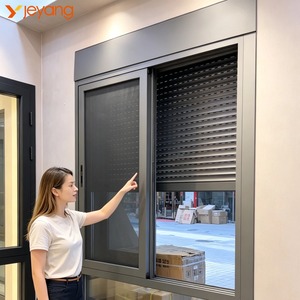 Système de volets roulants en alliage d'aluminium pour fenêtres, design moderne, sécurité et protection contre le vent - Product Image 2