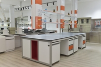Table de laboratoire dentaire d'établi en acier d'équipement de laboratoire chimique d'école d'hôpital