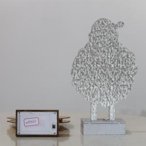 Nuevo artículo 2024: Luz LED blanca cálida de 10L con diseño de Papá Noel en MDF para decoración de fiestas navideñas - Product Image 5