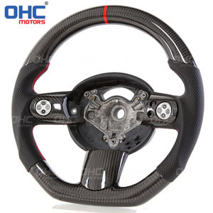 Volant de direction en fibre de carbone pour BMW <span class=keywords><strong>Mini</strong></span> <span class=keywords><strong>Cooper</strong></span> S R56 R61 <span class=keywords><strong>GP</strong></span> Coupé Volant de direction à fond plat - Product Image 3