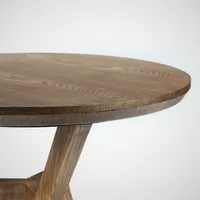 Table basse moderne en bois massif RC HOME 24 pouces, table d'appoint de luxe, table de conférence, meuble de rangement pour salon et boutique