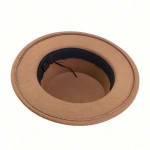 Sombrero de Moda para Mujer, Estilo Formal, para Otoño e Invierno, de Poliéster, Estilo Jazz Clásico, para Uso Diario, Listo para Enviar - Product Image 4