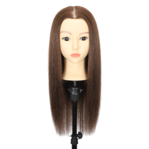 Nouveau mannequin d'académie <span class=keywords><strong>pour</strong></span> la pratique de la coiffure, complet avec perruque et <span class=keywords><strong>maquillage</strong></span> du visage en plastique, destiné à la formation en coiffure - Product Image 6