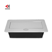 ETL UL listé USA alimentation USB charge canapé de table encastré en métal prise de courant électrique extension de prise de courant électrique