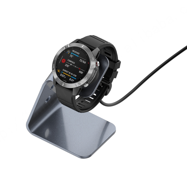 HUANLONG Smart Watch Fast Charging 5W 5V/1A Aluminum Alloy Charger (With Data Function) for Garmin Venu3