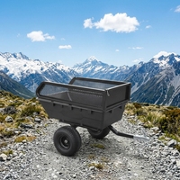 Remorque utilitaire pour ATV/UTV, benne basculante pour pelouse
