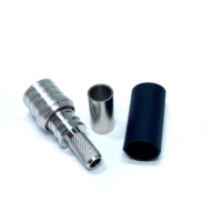 Prise mâle QMA à sertir droit sans soudure EZ 195 RG58 câble coaxial radiofréquence connecteur RF