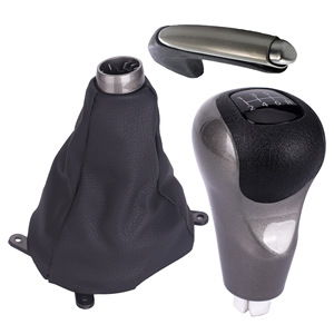 Palanca de Cambios de Cuero Ergonómica para Honda Civic con Cubierta Antipolvo y Palanca de Freno de Mano para Transmisión Manual - Product Image 3