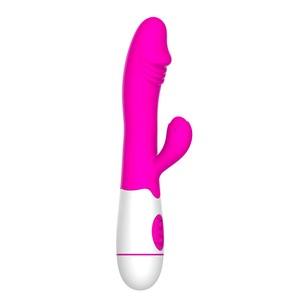 <span class=keywords><strong>Bon</strong></span> prix batterie version réaliste lapin vibrateur 30 vitesses vibrant gode de jouet de sexe pour les femmes couple adulte - Product Image 1
