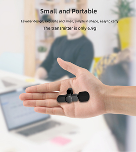 Không dây Clip Mini USB Lavalier <span class=keywords><strong>Microphone</strong></span> cho máy ảnh điện thoại di động Live video streaming hội nghị Máy tính để bàn tiếng ồn hủy bỏ - Product Image 5