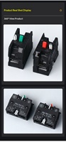 Contacts de commutateur à bouton-poussoir : Modules de contact ZB2 XB2-BE101C et XB2-BE102C
