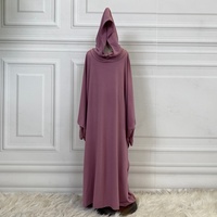 6399 # Nouvelle Collection 2020 : Kaftan Enfant Léger en Polyester et Spandex – Vêtement Islamique pour Filles Arabes Musulmanes – Abaya Toutes Tailles