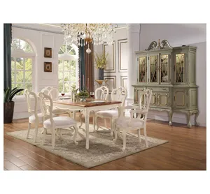 高端经典家具木制餐桌套装美国豪华家具餐厅套装红木桌椅GGC85