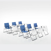 Table et chaise multifonctions, faciles à convertir, pour l'école et la salle de conférence, permettant de gagner de l'espace, chaise de bureau