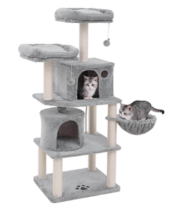 Árbol para Gatos Multinivel para Rascar y Escalar, Diseño Moderno, Fabricación OEM, Cama para Rascar Personalizada, Torre Tipo Condominio, Casa para Mascotas Felices - Product Image 2