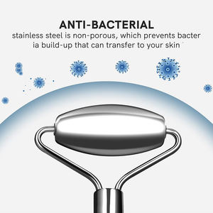 Hersteller Anpassung Medizinische Edelstahl Gua Sha und Rollen <span class=keywords><strong>massage</strong></span> gerät Set Großhandel Metall Gesicht Guasha und Walze - Product Image 6