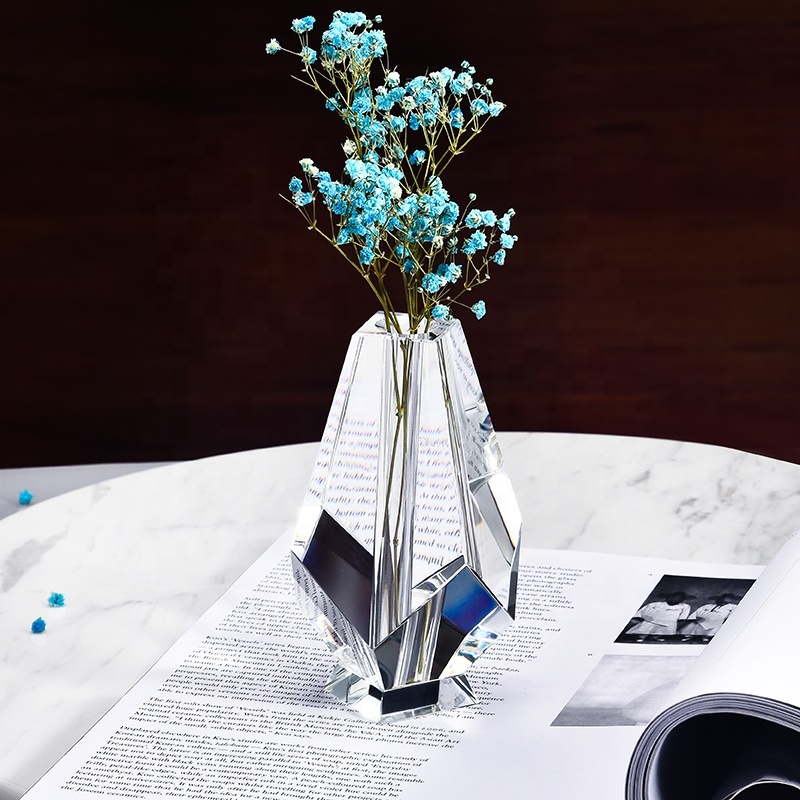 Home Office Desktop Decor Beveled Cylinder