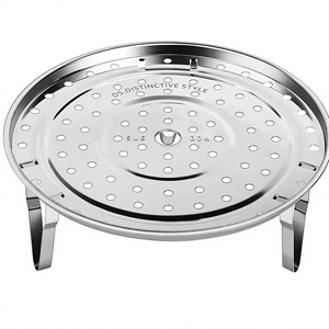 Support à assiettes en métal noir à 3 niveaux avec porte-serviettes et paniers à ustensiles, organisateur de vaisselle de cuisine, support décoratif en métal noir - Product Image 3