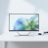 Computadora de Escritorio Todo en Uno, Monitor LCD de 24 Pulgadas sin Bordes, Soporte Metálico, Windows 10, Intel Core I5, 16 GB de RAM DDR3, Almacenamiento HDD, USB