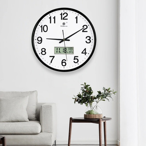 หน้าจอแสดงผลอิเล็กทรอนิกส์อเนกประสงค์สำหรับนาฬิกาแขวน จอ LCD รูปทรงสี่เหลี่ยมผืนผ้า 136x65 มม. คุณสมบัติปฏิทินวันที่และวันในสัปดาห์ - Product Image 5