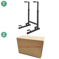Station de Squat Réglable pour la Maison avec Barre de Traction, Barres Parallèles et Station de Pompes – Équipement de Fitness Intérieur
