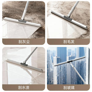 Nouvelle balayette à raclette magique télescopique 70-120 cm en silicone, outil de nettoyage ménager pour salle de bain, sol et toilettes - Product Image 4