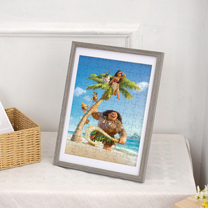 Large Size Solid Wood Pine <b>Frame</b> Poster, Children's Puzzle Mounting ,Chinese Painting Framing Hanging on the Wall - Product Image 4