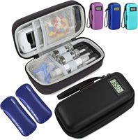 Boîte de rangement isotherme rigide personnalisée pour flacons de peptides, boîte de transport isotherme en EVA sur mesure pour diabétiques