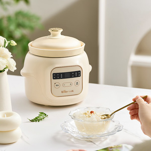 Cuisinière électrique à cuisson lente Little Bear DDG-D10W6, appareil de cuisson à vapeur en céramique pour aliments pour bébés - Product Image 1
