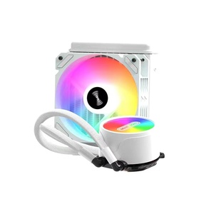 ชุดระบายความร้อนด้วยน้ำสำหรับคอมพิวเตอร์ตั้งโต๊ะ พร้อมหน้าจอ  พัดลม RGB ขนาด 120 มม. ระบบ PWM กำลังไฟ 150 วัตต์ สำหรับระบายความร้อนซีพียู  แบบ AIO พร้อมหม้อน้ำ - Product Image 4