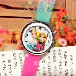 Montres pour enfants mignonnes en gros - Montres à quartz imprimées de dessins animés qui brillent dans le noir avec des lumières clignotantes pour filles - Product Image 2
