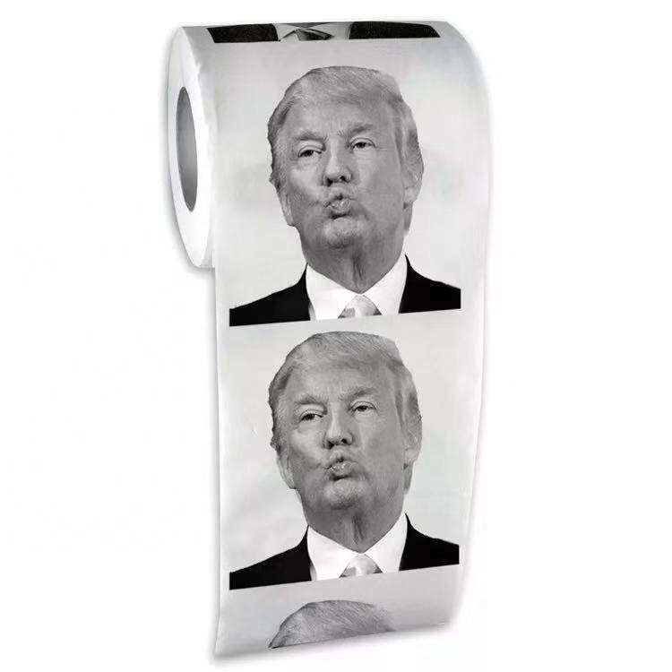 Туалетная бумага с принтом Дональда Джона Трампа