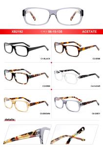 Sunray Geometric Oval Acetate Handmade Lightweight Durable Spring Hinge Unisex Classic Eco-Friendly Anti-blue Eyeglasses <b>Frames</b> - Product Image 3