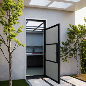 <span class=keywords><strong>Porte</strong></span> battante française en aluminium à vitrage isolant, style moderne, <span class=keywords><strong>avec</strong></span> couleurs et grilles personnalisées pour projets <span class=keywords><strong>de</strong></span> construction - Product Image 4