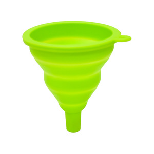Yonci funil telescópico de silicone portátil, dobrável, para uso doméstico, mini funil dobrável de silicone - Product Image 6