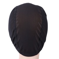 Bonnet pour la confection de perruques, 1 pièce, bonnet de perruque ventilé en U avec 2 peignes à cheveux/perruque, dôme en maille, tailles S, M, L
