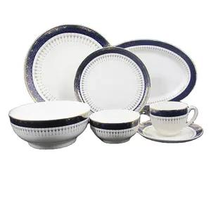 high quality low price hotsale 20pcs fine porcelain embossed dinnerware