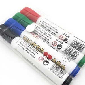 Marcadores de Pizarra Blanca Borrables con Punta Redonda, 4 Piezas, en Bolsa de PVC, Diseño Nuevo, Precio Promocional 2026, para Oficina - Product Image 2