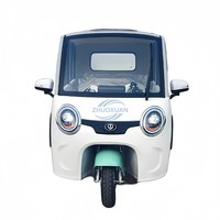 Tricycle électrique 3 places à recharge rapide, véhicule de mobilité Dudu