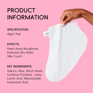 Masque exfoliant pour les pieds Laikou Japan <span class=keywords><strong>Sakura</strong></span>, chaussettes de soin des pieds OEM, éliminateur de callosités, produits de soin des pieds pour pédicure - Product Image 3